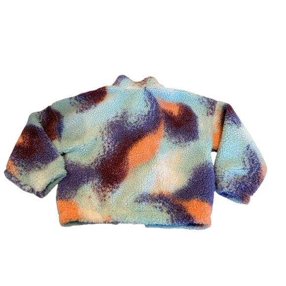 NWT DSG Girls Ice Cave Multi Cozy Fleece Full Zip Jacket Size S(8-9) - Picture 3 of 5